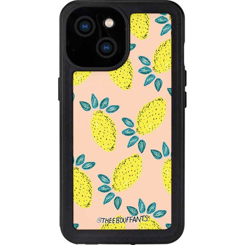 Bouffants and Broken Hearts Lemon Party iPhone 15 Waterproof Case
