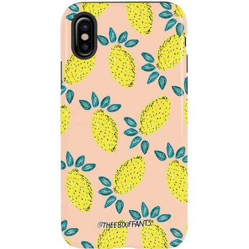 Bouffants and Broken Hearts Lemon Party iPhone X Pro Case