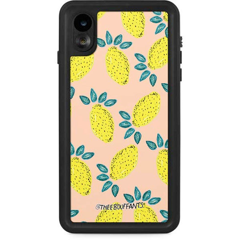 Bouffants and Broken Hearts Lemon Party iPhone XR Waterproof Case