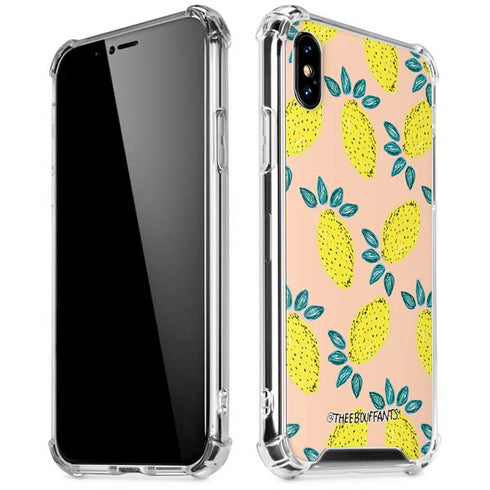 Bouffants and Broken Hearts Lemon Party iPhone XS Max Clear Case