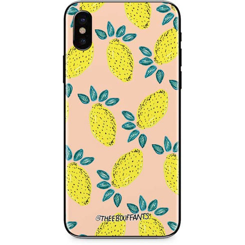 Bouffants and Broken Hearts Lemon Party iPhone XS Max Skin
