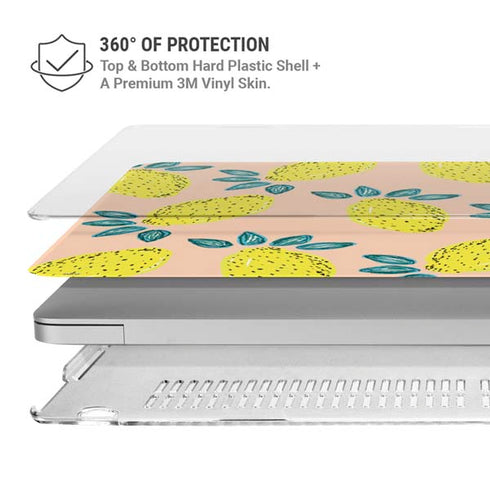 Bouffants and Broken Hearts Lemon Party MacBook Air 13in M1 (2021) Case plus Skin