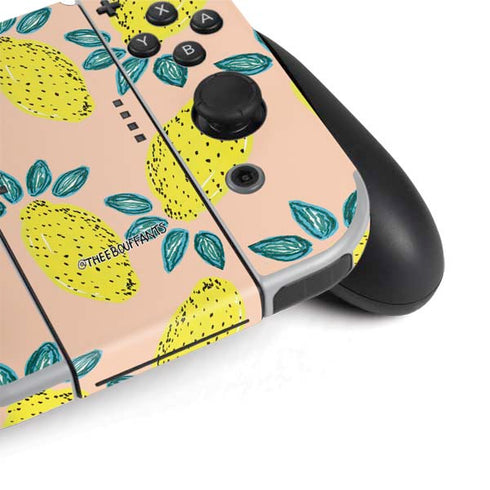 Bouffants and Broken Hearts Lemon Party Nintendo Switch OLED (2021) Skin