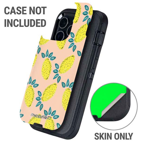 Bouffants and Broken Hearts Lemon Party Otterbox Defender iPhone Skin