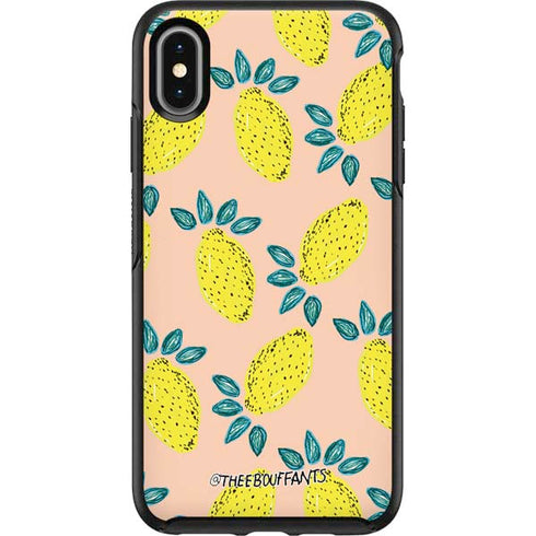 Bouffants and Broken Hearts Lemon Party Otterbox Symmetry iPhone Skin