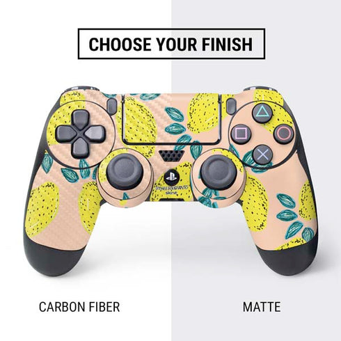 Bouffants and Broken Hearts Lemon Party PS4 Controller Skin
