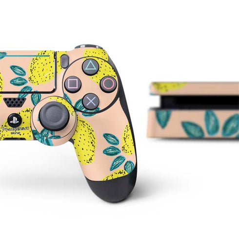 Bouffants and Broken Hearts Lemon Party PS4 Slim Bundle Skin