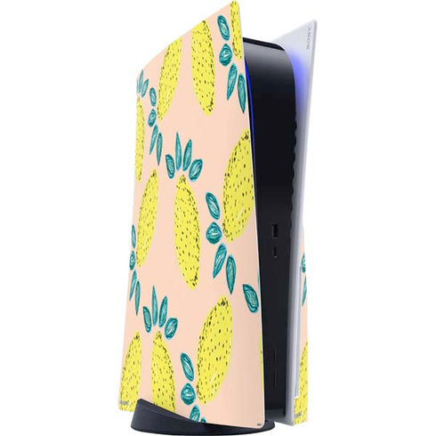 Bouffants and Broken Hearts Lemon Party PS5 Console Skin