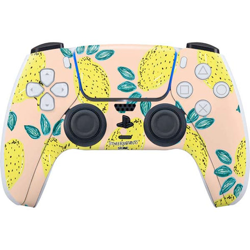 Bouffants and Broken Hearts Lemon Party PS5 Controller Skin