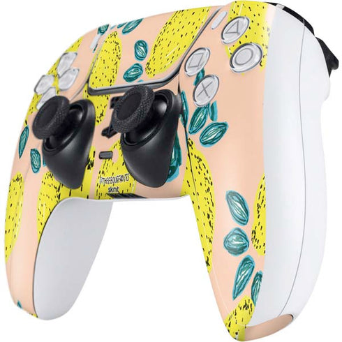 Bouffants and Broken Hearts Lemon Party PS5 Controller Skin