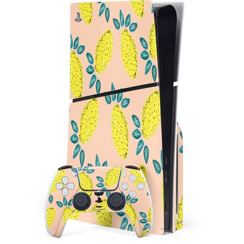 Bouffants and Broken Hearts Lemon Party PS5 Slim Disk Bundle Skin