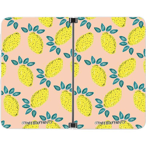 Bouffants and Broken Hearts Lemon Party Surface Duo Skin