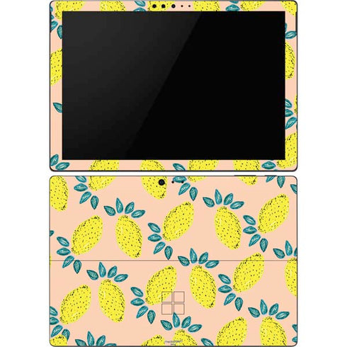 Bouffants and Broken Hearts Lemon Party Surface Pro 6 Skin