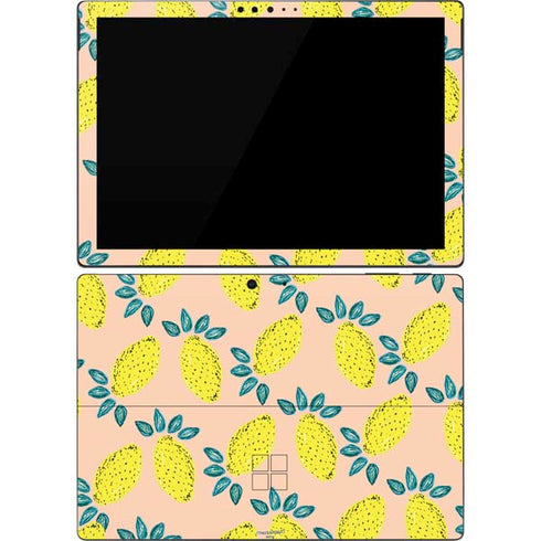 Bouffants and Broken Hearts Lemon Party Surface Pro 7 Skin