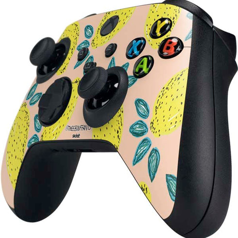 Bouffants and Broken Hearts Lemon Party Xbox Series X Controller Skin