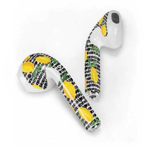 Bouffants and Broken Hearts Lemons 2 Apple AirPods Skin