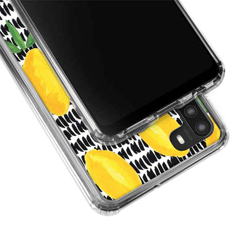Bouffants and Broken Hearts Lemons 2 Galaxy A21 Clear Case