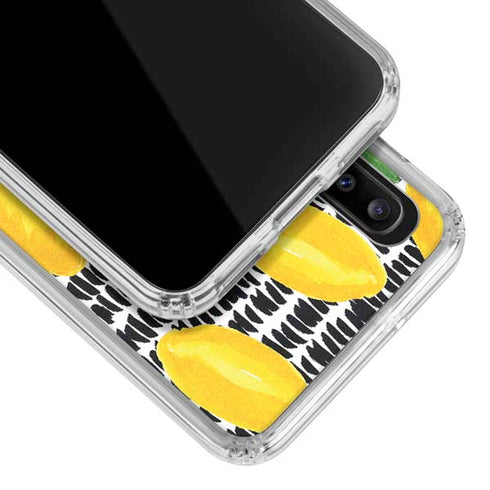 Bouffants and Broken Hearts Lemons 2 Galaxy A30 Clear Case