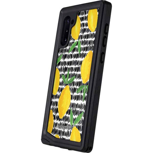 Bouffants and Broken Hearts Lemons 2 Galaxy Note 10 Waterproof Case