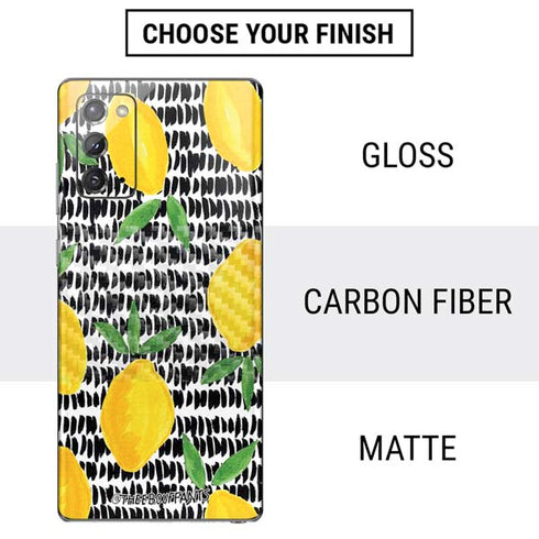 Bouffants and Broken Hearts Lemons 2 Galaxy Note20 5G Skin