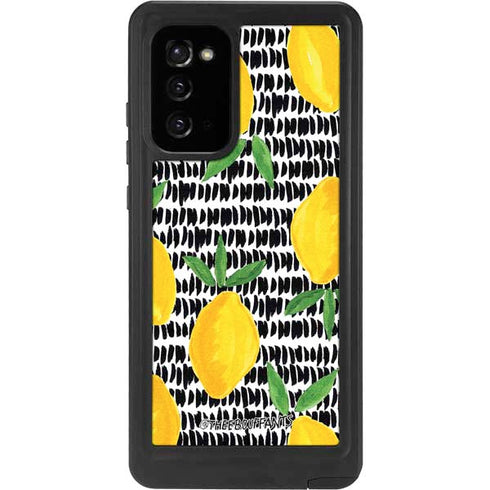 Bouffants and Broken Hearts Lemons 2 Galaxy Note20 5G Waterproof Case