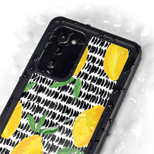 Bouffants and Broken Hearts Lemons 2 Galaxy Note20 5G Waterproof Case