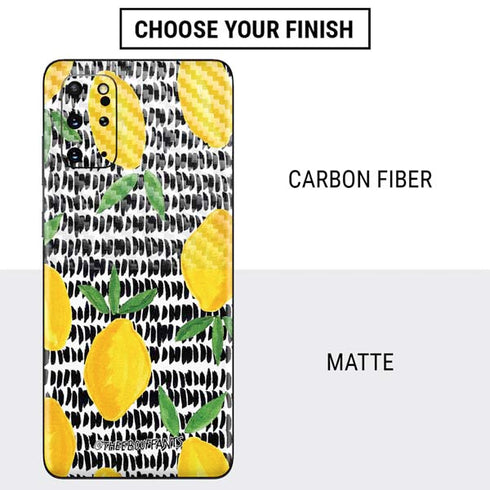 Bouffants and Broken Hearts Lemons 2 Galaxy S20 Plus Skin