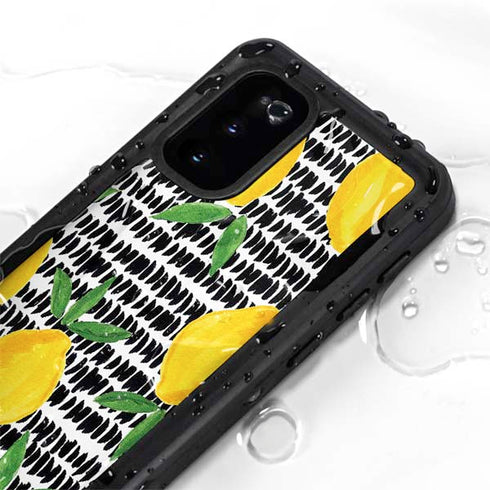 Bouffants and Broken Hearts Lemons 2 Galaxy S20 Waterproof Case