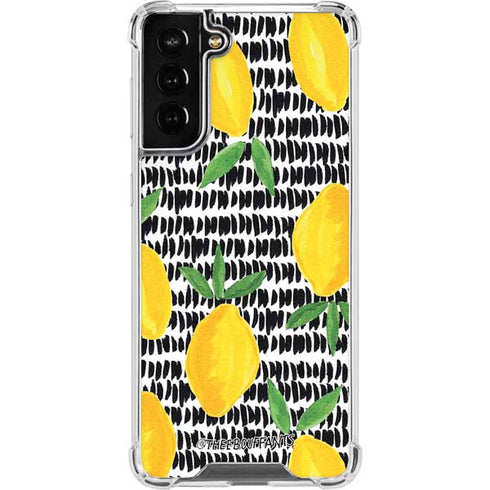 Bouffants and Broken Hearts Lemons 2 Galaxy S21 FE Clear Case