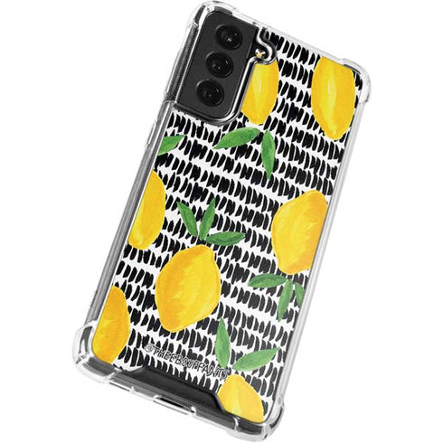 Bouffants and Broken Hearts Lemons 2 Galaxy S22 Plus Clear Case