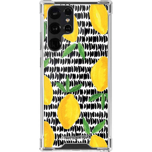 Bouffants and Broken Hearts Lemons 2 Galaxy S22 Ultra Clear Case