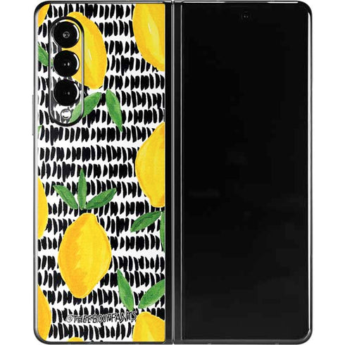 Bouffants and Broken Hearts Lemons 2 Galaxy Z Fold3 5G Skin