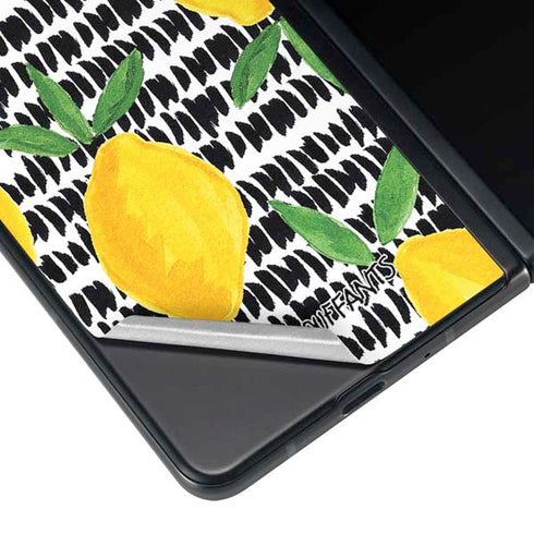 Bouffants and Broken Hearts Lemons 2 Galaxy Z Fold3 5G Skin