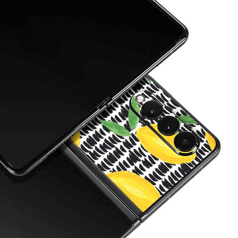 Bouffants and Broken Hearts Lemons 2 Galaxy Z Fold3 5G Skin