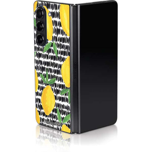 Bouffants and Broken Hearts Lemons 2 Galaxy Z Fold5 5G Skin