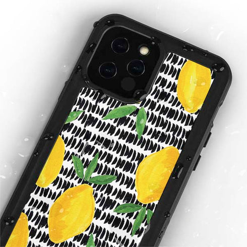 Bouffants and Broken Hearts Lemons 2 iPhone 12 Pro Waterproof Case