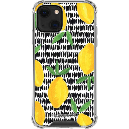 Bouffants and Broken Hearts Lemons 2 iPhone 14 Clear Case