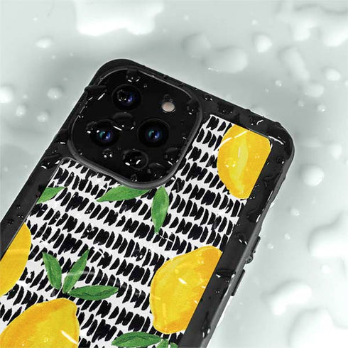 Bouffants and Broken Hearts Lemons 2 iPhone 14 Pro Max Waterproof Case