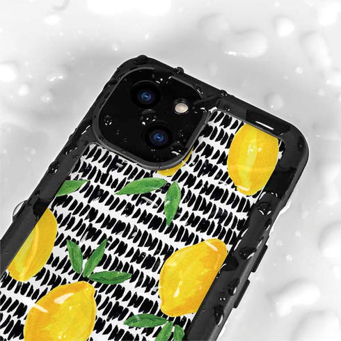 Bouffants and Broken Hearts Lemons 2 iPhone 15 Waterproof Case