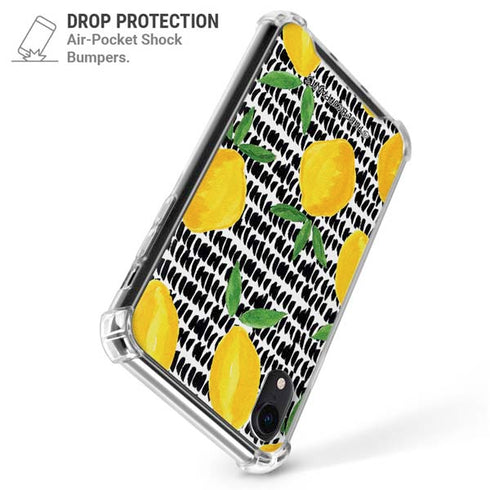 Bouffants and Broken Hearts Lemons 2 iPhone XR Clear Case
