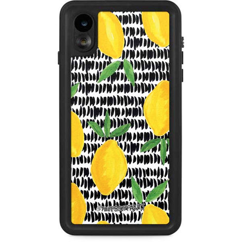 Bouffants and Broken Hearts Lemons 2 iPhone XR Waterproof Case