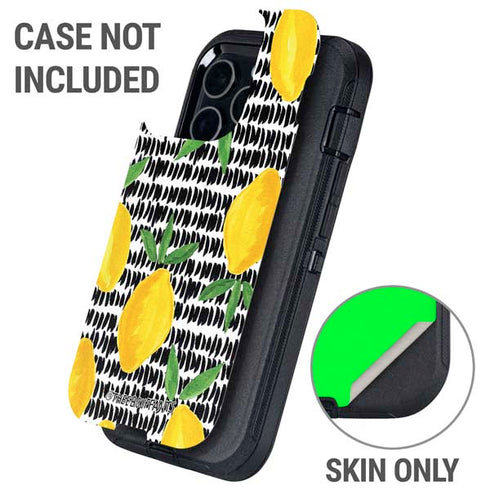 Bouffants and Broken Hearts Lemons 2 Otterbox Defender iPhone Skin