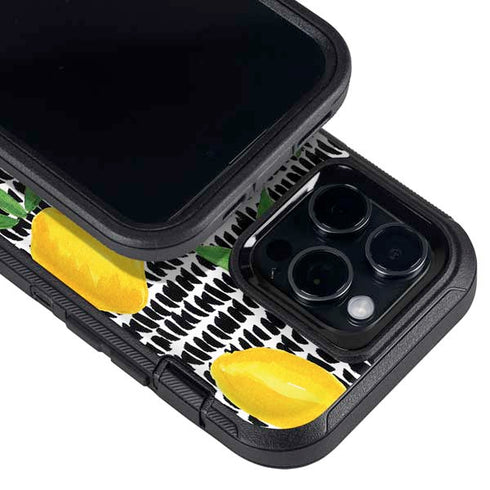 Bouffants and Broken Hearts Lemons 2 Otterbox Defender iPhone Skin