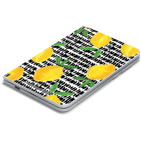 Bouffants and Broken Hearts Lemons 2 Surface Duo Skin