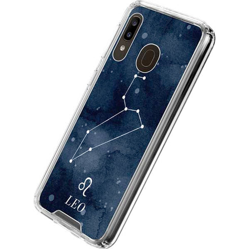 Leo Constellation Galaxy A30 Clear Case