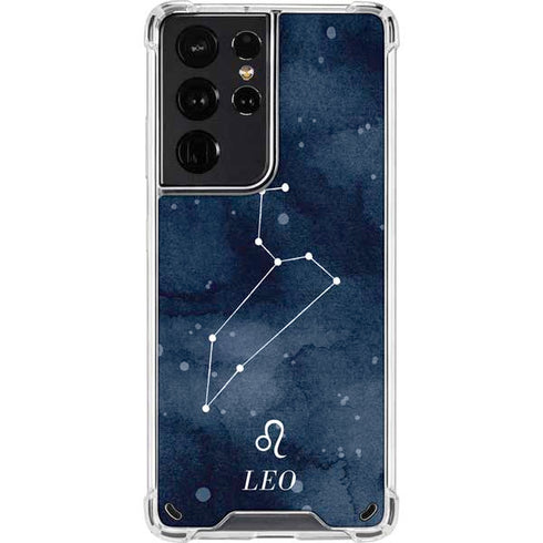 Leo Constellation Galaxy S21 Ultra 5G Clear Case