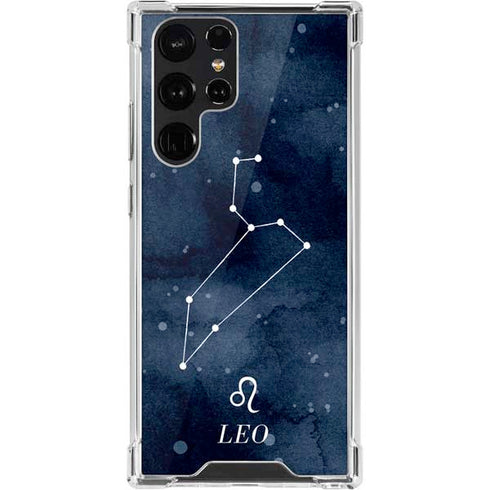 Leo Constellation Galaxy S22 Ultra Clear Case