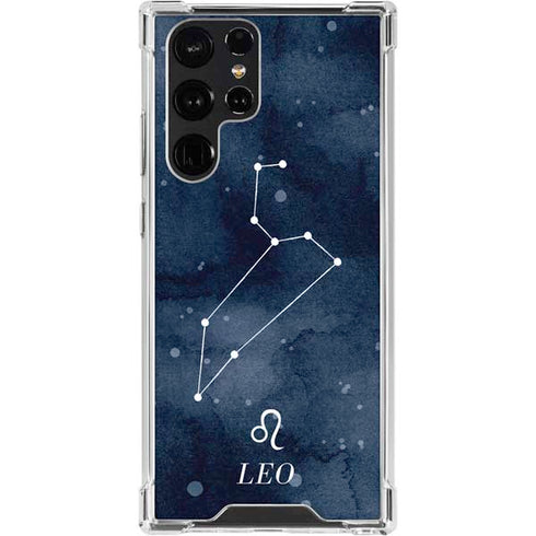 Leo Constellation Galaxy S24 Ultra Clear Case