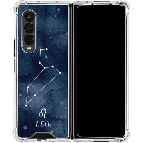 Leo Constellation Galaxy Z Fold4 5G Clear Case
