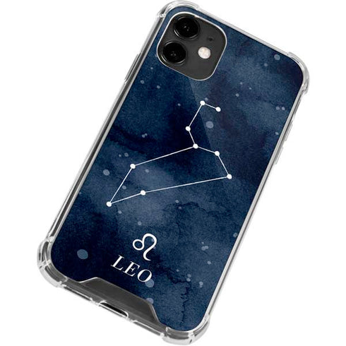 Leo Constellation iPhone 12 Clear Case